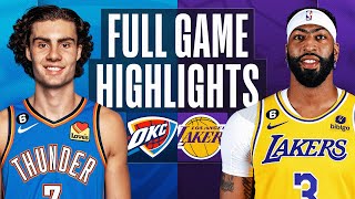 Game Recap: Lakers 116, Thunder 111