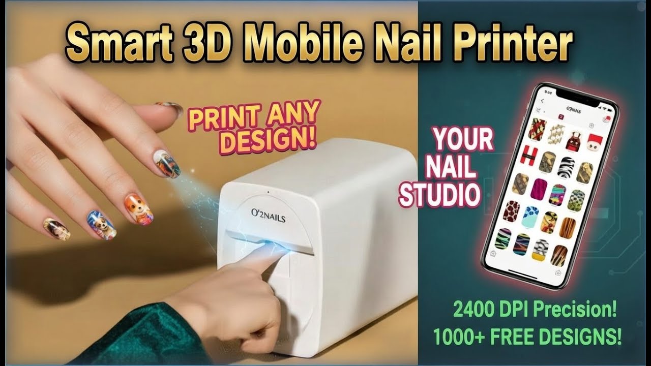 video O2NAILS 3D Mobile Nail Printer: Compare Prices & Save!