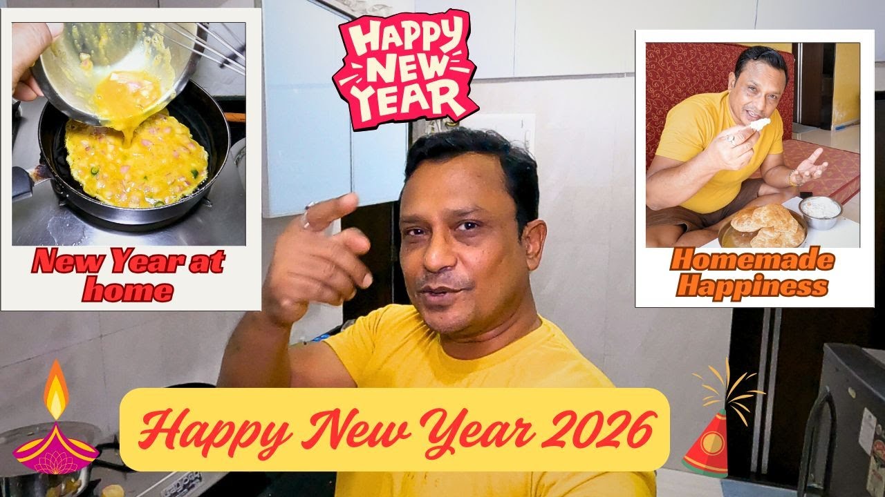 Happy New Year 2026 | Entering 2026 with Simplicity, Faith & Homemade Happiness | Mumbai