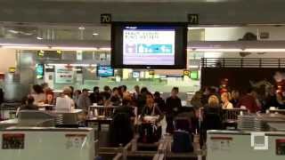 Frame's digital signage and flight information display system for Melbourne Airport