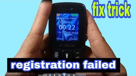 e tachi b13 sim register failed solution