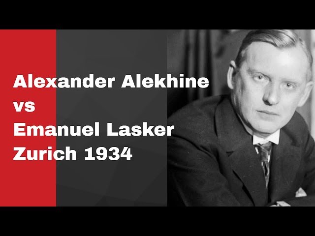 Alekhine Wins A Brilliancy Vs. Lasker! - Best Of The 30s - Alekhine vs.  Lasker, 1934 