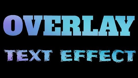 Overlay Text Effect | Kinemaster | Tutorial | by That Girl Leimie