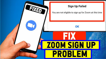 Fix Zoom Sign Up Failed Problem Your Are Not Eligible To Sign Up for Zoom At This Time