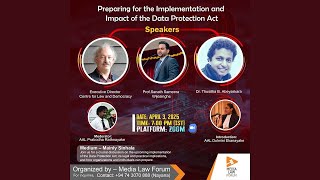Preparing for the Implementation and Impact of the Data Protection Act | Zoom Webinar