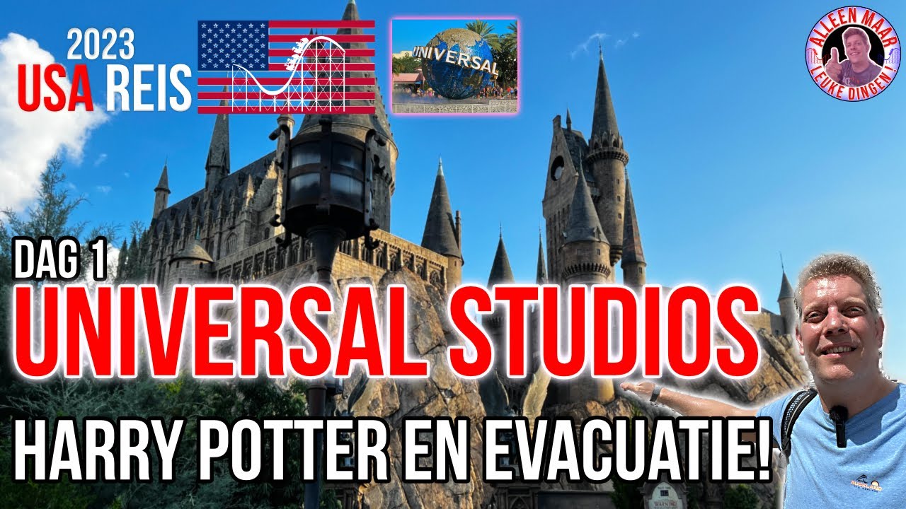Universal Studios Orlando Dag 1 USA Trip - Harry Potter en vast in de MIB attractie! VLOG/REVIEW