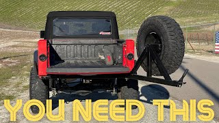 Match Highlights Ultimate Jeep Gladiator Tire Carrier