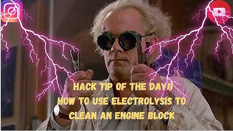 SHOCKING!!!! Electrolysis Engine Cleaning!!! #nonamenationals