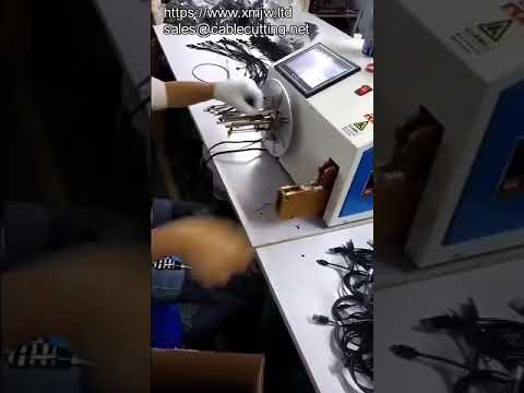 Automatic Copper Wire Twist Tie Bundling Machine for Mobile Phone Power Cable Coil Winding