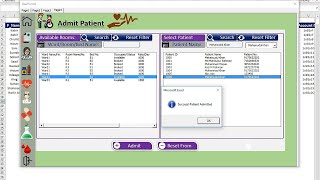 #4 How to Create Rooms & Bed Management System in Excel VBA 2021 || Admit New Client/Patient