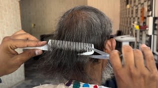 Homeless Motivation Transformation: From Long to Short Hair & Beard Cut | ASMR screenshot 5