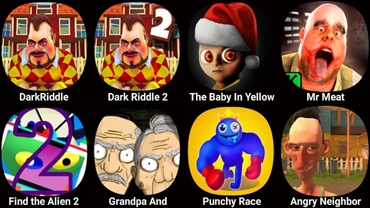 2gpbf Video - Dark Riddle 3,The Baby In Yellow,Mr Meat,Dark Riddle,Find The Aline  2,Grandpa And Granny,Puchy Race - YouTube