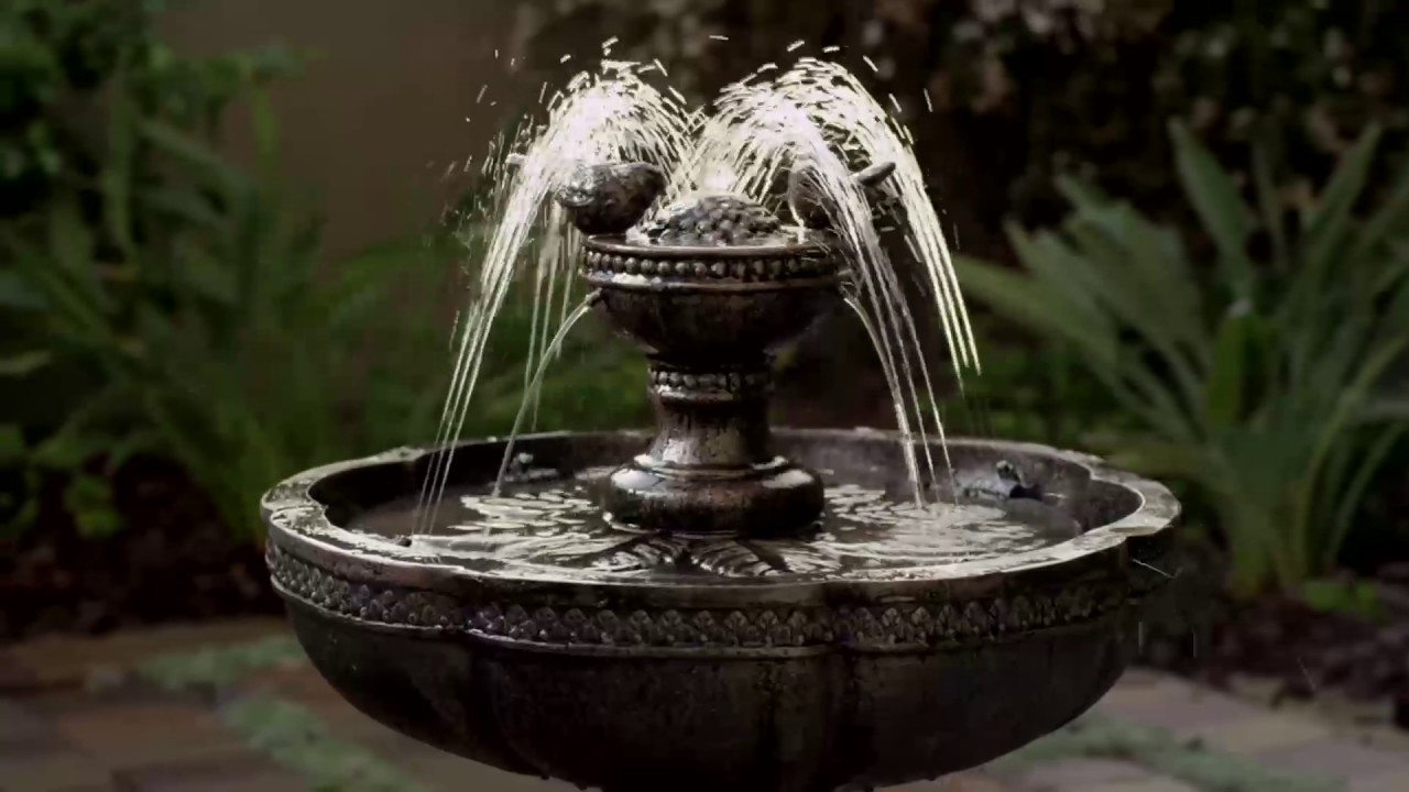 Bernini Dancing Waters Rechargeable Fountain on QVC YouTube