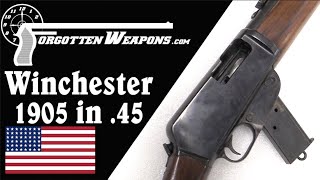But Does it Take 1911 Mags? Prototype Winchester 1905SL in .45 ACP Wealth