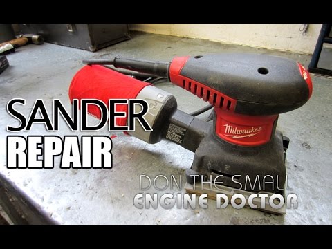 milwaukee 1 4 sheet sander clamping service kit replacement youtube 1 4 sheet sander