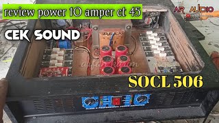 Check the sound power of 10 amps, it is safe for PLN 450 for home use.