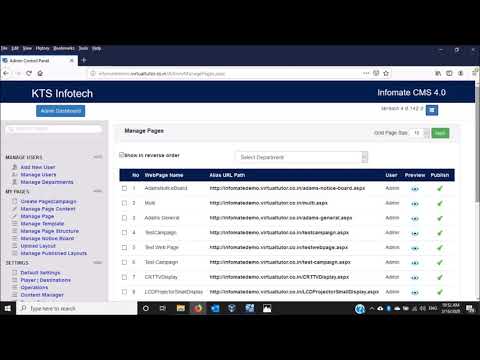 KTS Infomate - How to Create Layouts | Digtal Sigange Software - video from KTS InfoTech