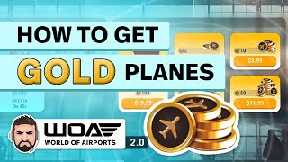 How to get (FREE) Golden Planes in World of Airports 2.0 screenshot 1