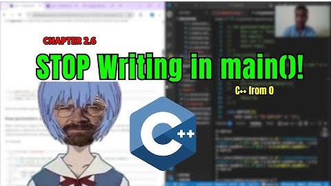 Stop Writing Everything Inside Main() 🛑
