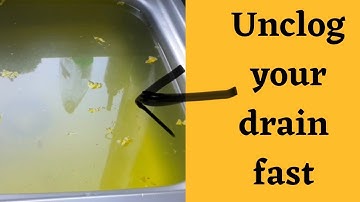 CLEANING HACKS: Unclogging your drain fast ( WITHOUT chemicals) https://linktr.ee/click4products