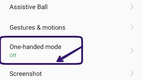 one handed mode oppo A96, how to on /off one handed mode oppo a96 phone