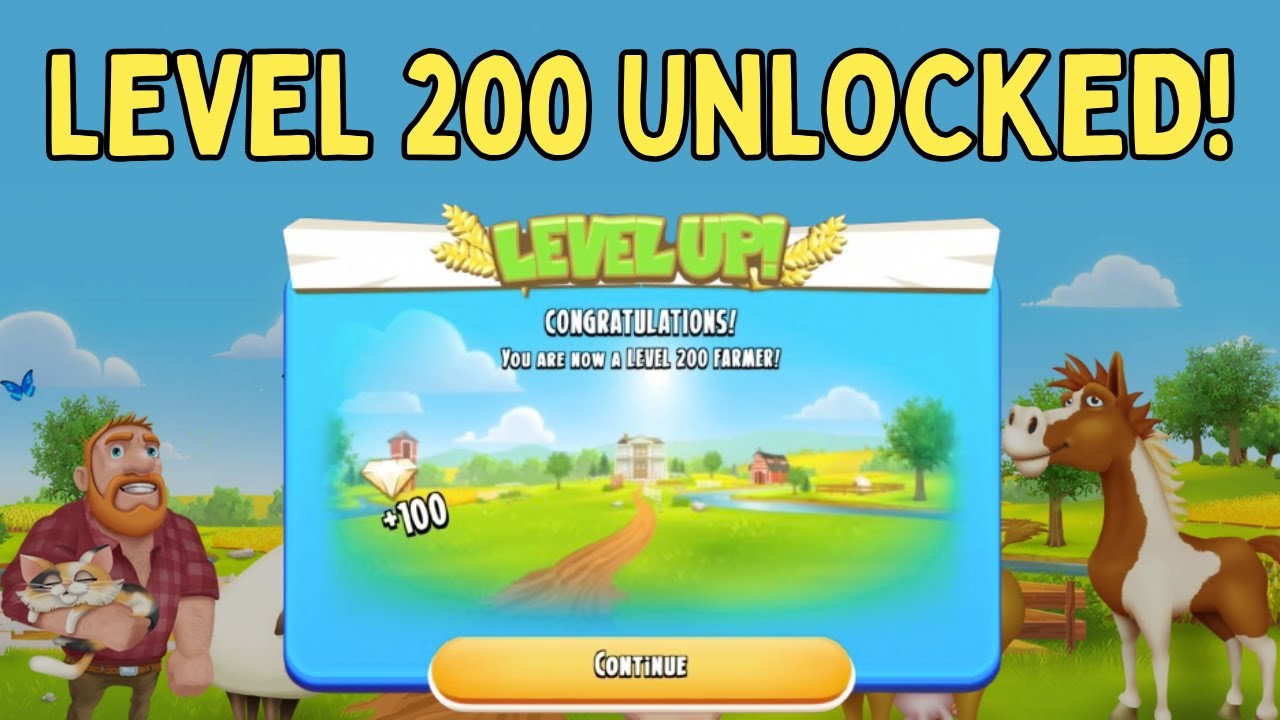 Finally Hit Level 200 in Hay Day! What Happens Next? 🔓😱