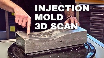 Injection Mold 3D Scan: Einscan HX Laser Mode
