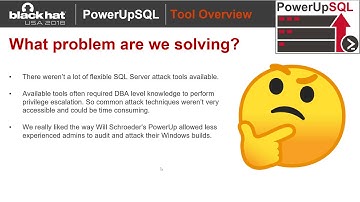PowerUpSQL - 2018 Blackhat USA Arsenal Presentation