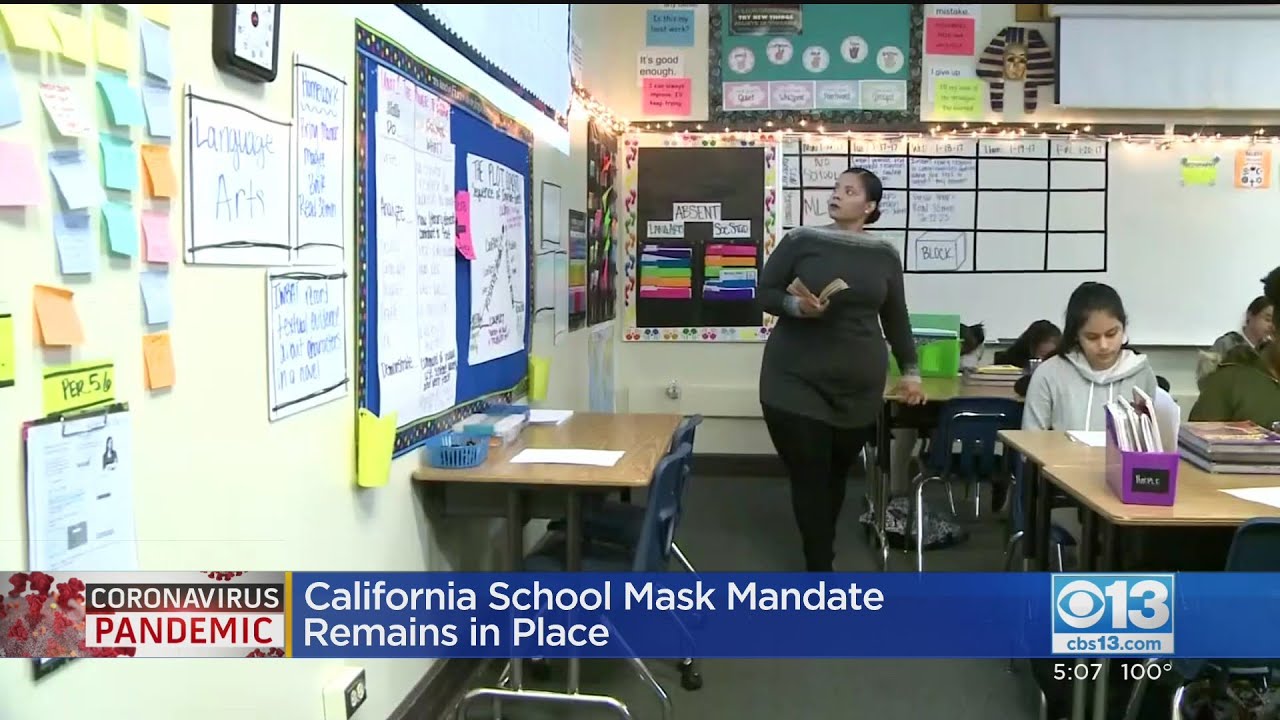 California School Mask Mandate Remains In Place - YouTube