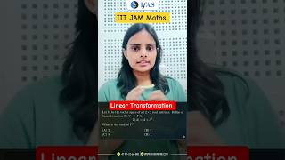 Linear Transformation | Linear Algebra | IIT JAM Maths | IFAS