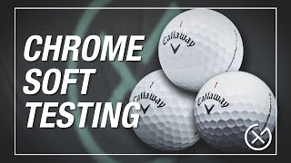 TESTING 2022 CALLAWAY GOLF BALLS with Johnny Wunder // Chrome Soft, Vs. X, and X Ls screenshot 3