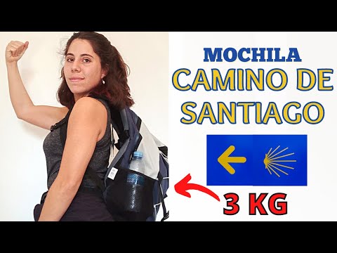 Mochila para el Camino de Santiago 2021, Maleta Minimalista de 3KG Y 20 L