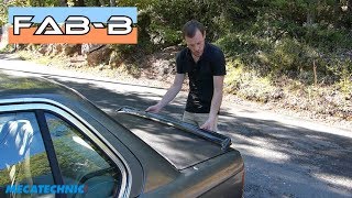 Installing the original spoiler on a BMW E30
