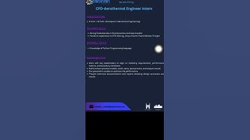 ENGINEER INTERN #shorts #engineering #internship #aerospace #mechanical #trending #viralvideo