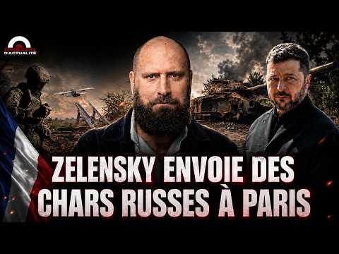 ZELENSKY SENDS RUSSIAN TANKS TO PARIS