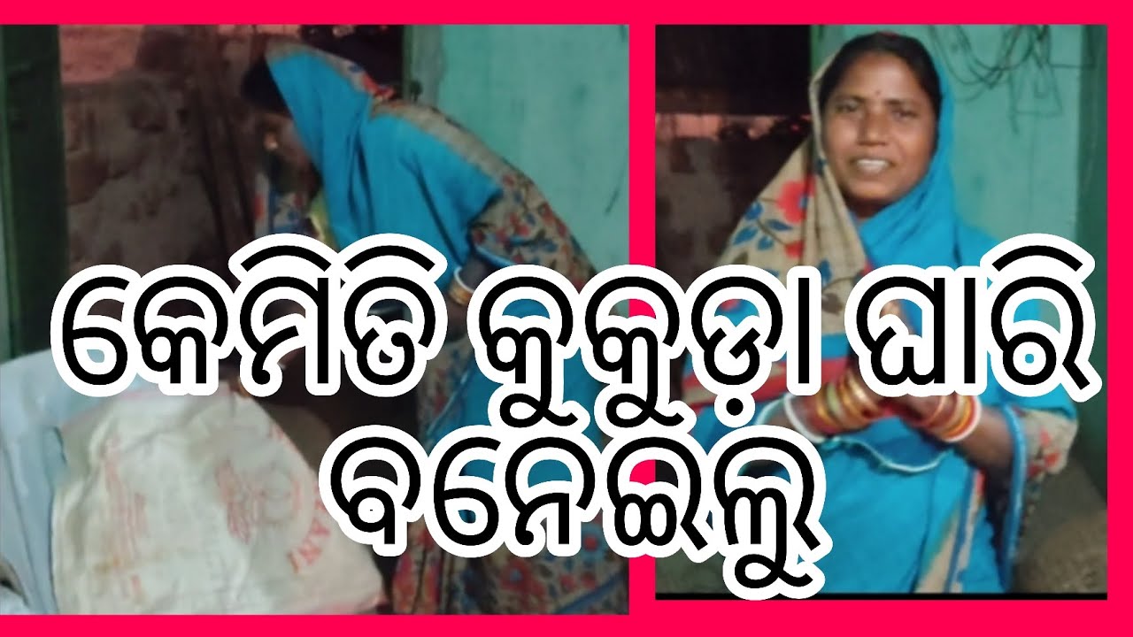 କେମିତି କୁକୁଡ଼ା ଘାରି ବନେଇଲୁ || village girl vlogs 