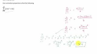 Use summation properties and formulas to evaluate the sum, Sum_(k=1)^23 ( (5k)^2 + 8k )
