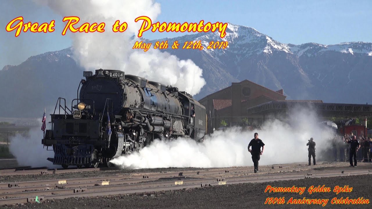 Union Pacific Big Boy 4014 & 844 Great Race to Promontory