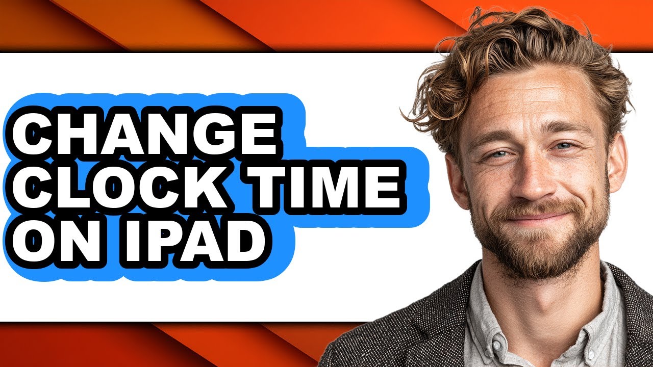 How to Change Clock Time on Ipad - Step by Step - YouTube