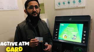 How to activate HBL Atm card