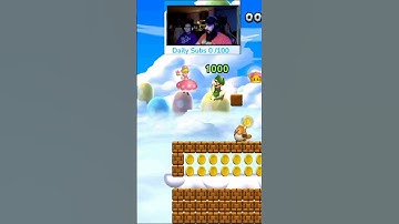 Got my wife to stream with me for the first time. #supermariobrs