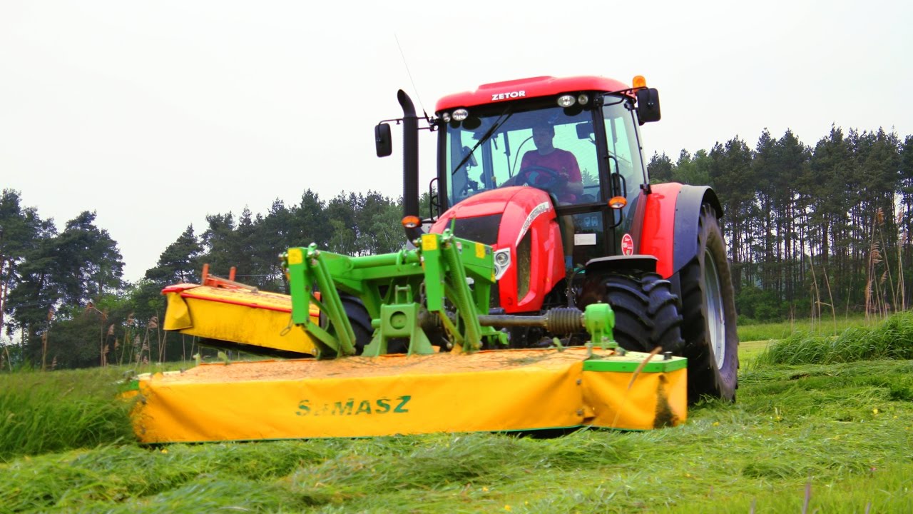 Zielona akcja czyli zbiór traw | Zetor John Deere Same JCB Pottinger Claas Samasz | GR KRASZEWSKI