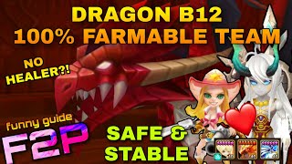 F2P DRAGON B12 / DB12 FARMABLE SAFE TEAM SUMMONERS WAR / SW