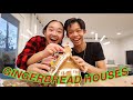 GINGERBREAD HOUSES WITH CHRISTIAN! Vlogmas Day 13 | Nicole Laeno