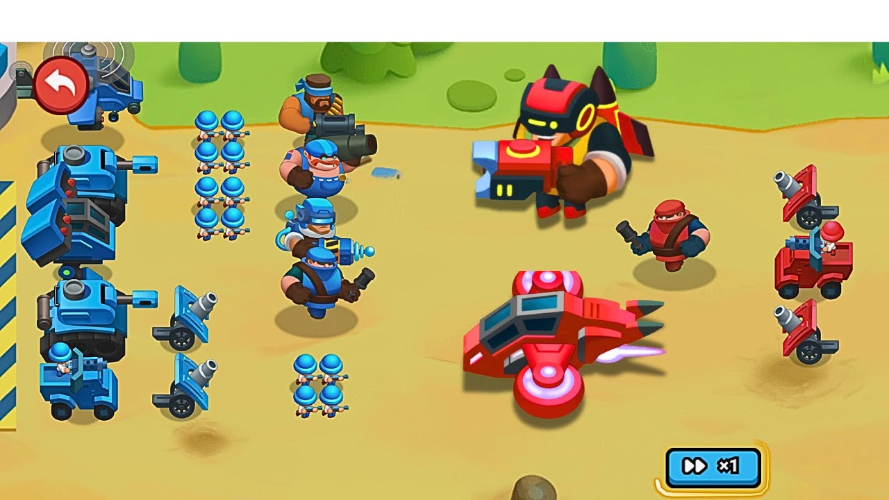 Merge Army World War - Red Army Vs Blue Army, Merge Monster Army, Tanks Merge - Max Level GAMEPLAY 