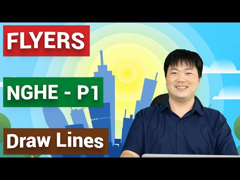 Video Flyers - Bài 14 - Cách làm đề thi Nghe phần 1 - Draw... - youtube