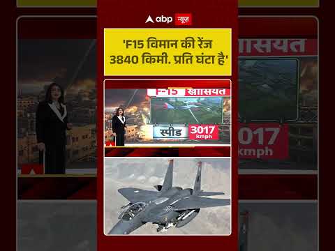 Chitra Tripathi: 'F15 विमान की रेंज 3840 किमी  प्रति घंटा है'  | #shorts  #iranisraelwar