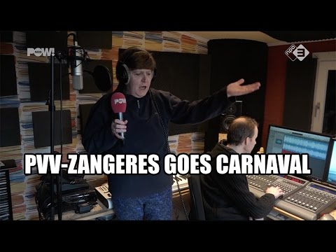 PVV-zangeres goes carnaval