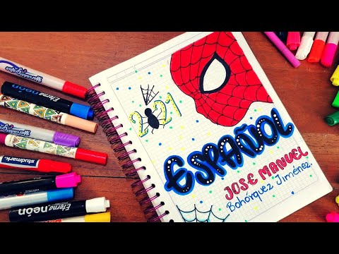 COMO DIBUJAR UN HOMBRE ARAÑA PARA PORTADA DE CUADERNO - thptnganamst.edu.vn