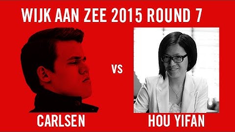 Wijk aan Zee 2015 Round 7 Magnus Carlsen vs Hou Yifan